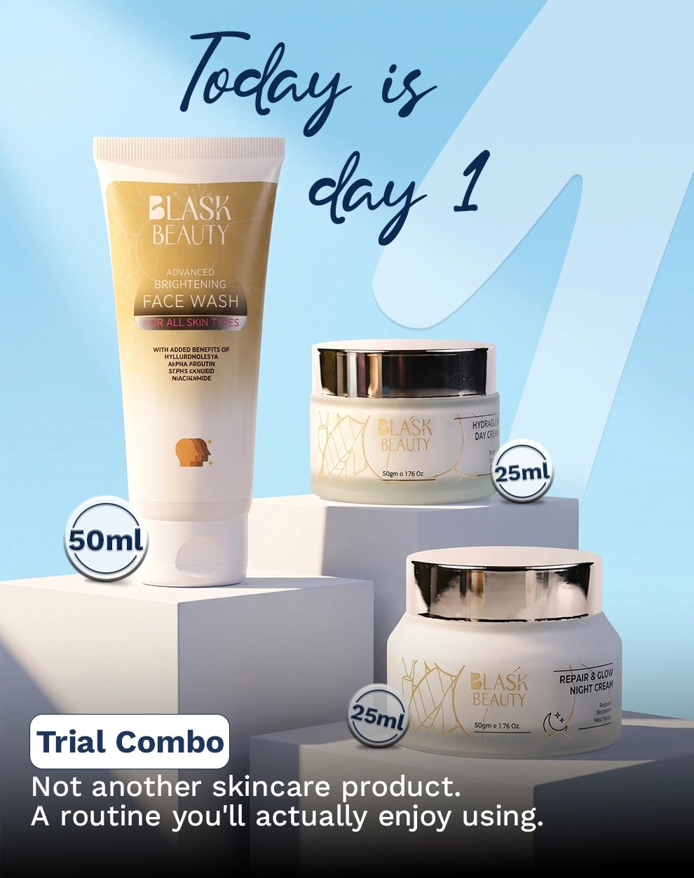 BLASK BEAUTY DAILY RADIANCE TRIAL COMBO