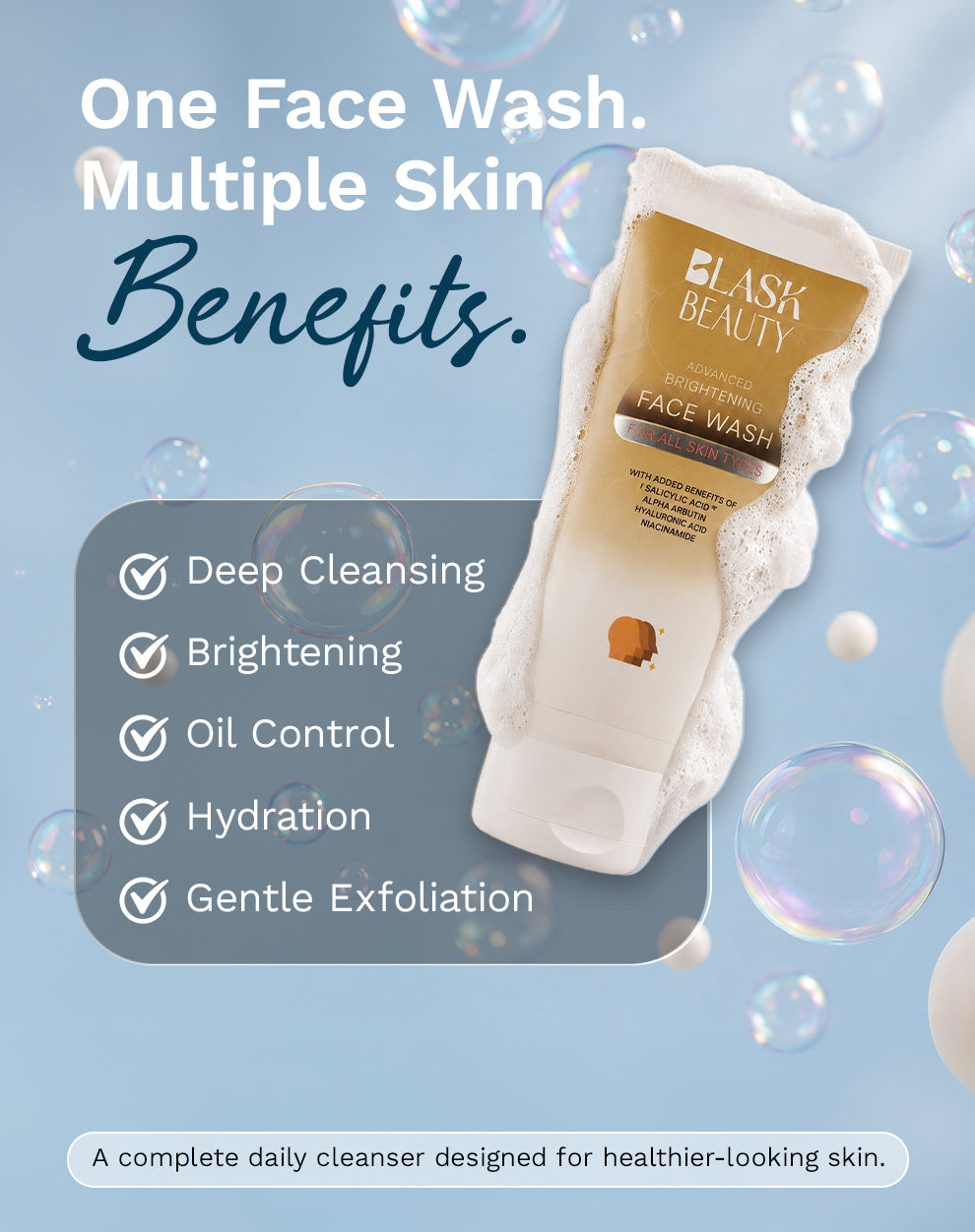 BLASK BEAUTY ADVANCED BRIGHTENING FACE WASH