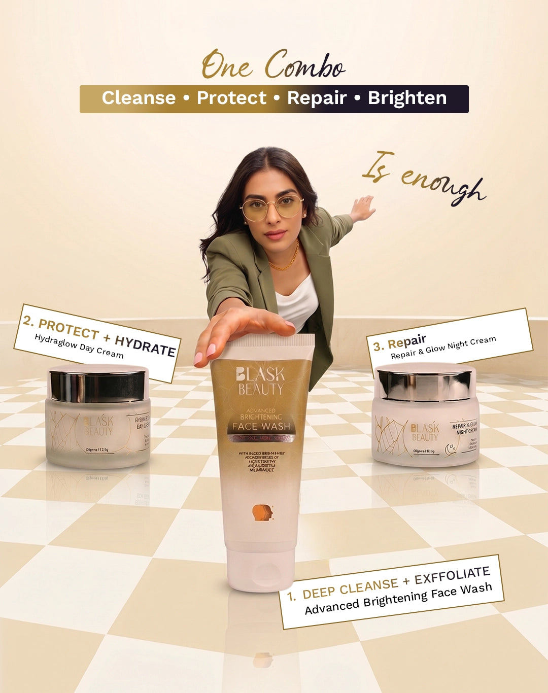 BLASK BEAUTY DAILY RADIANCE TRIAL COMBO