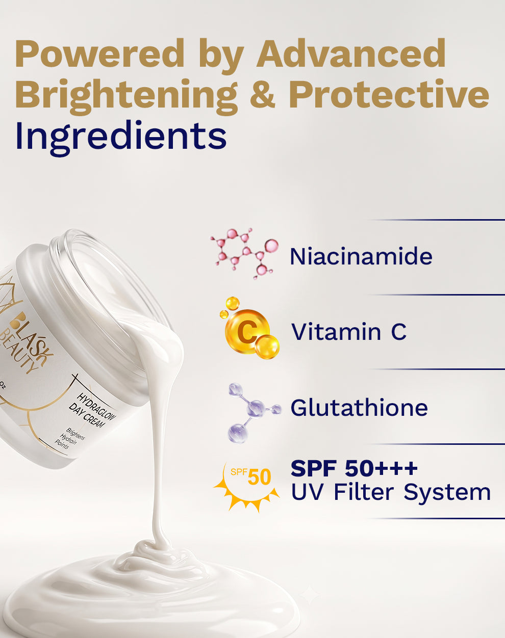 BLASK BEAUTY HYDRAGLOW DAY CREAM SPF 50+++
