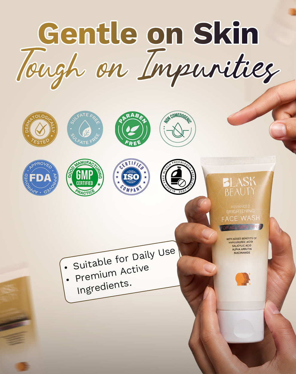 BLASK BEAUTY ADVANCED BRIGHTENING FACE WASH