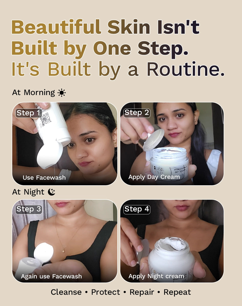 BLASK BEAUTY GLOW & REPAIR NIGHT CREAM