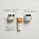 Blask Beauty Daily Radiance Combo - Cleanse, Protect & Repair (Unisex & for All Skin Types) 200g