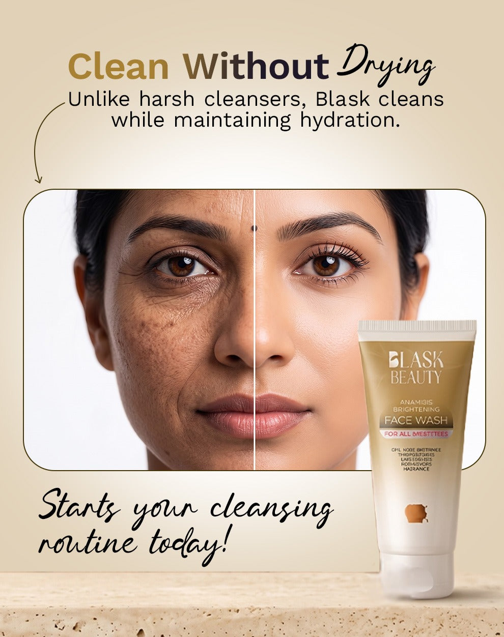 BLASK BEAUTY ADVANCED BRIGHTENING FACE WASH